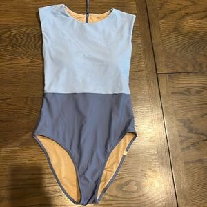 Summersalt The Surf One Piece Blue Sz 4